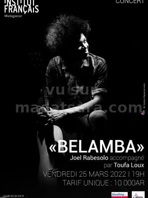 Joel Rabesolo‍ accompagné par Tony Toufaloux‍ - Belamba - IFM - Institut Français de Madagascar‍
