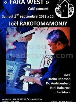 Joel Rakotomamonjy en concert Fara West Faravohitra