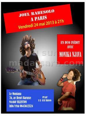 Joel Rabesolo avec Monika Njava au Mon Tana.
Quelques vidéos de Monika Njava
[videos artiste=moni