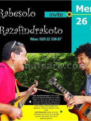 Joël Rabesolo invite Solo Razafindrakoto au Buffet du jardin Antaninarenina