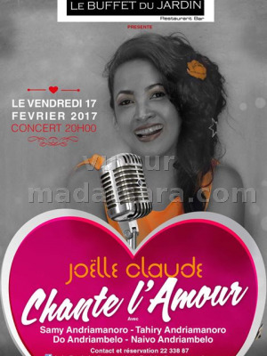 Joelle Claude‍ chante l'amour - Buffet du Jardin Antaninarenina‍