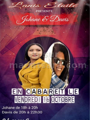 Johane‍ & Davis‍ en cabaret Lanis Etoilé