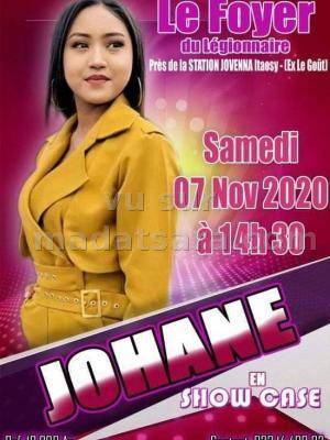 Johane en showcase Foyer Des Légionnaires Soanierana