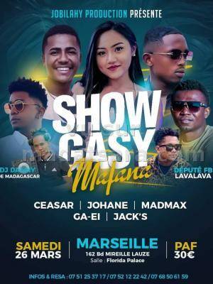 Johane, Mad Max, Ceasar show gasy Marseille