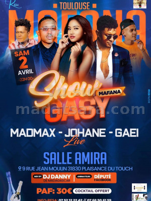 Johane‍ - Mad Max‍ - Gaei‍ - Salle Amira Plaisance du Touch