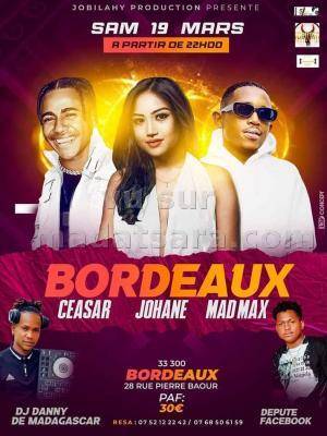 Johanne, Ceasar, Madmax Bordeaux