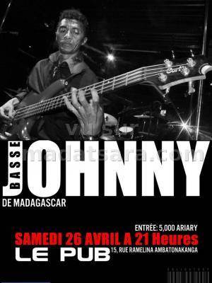 Johnny Basse de Madagascar en concert au Le Pub