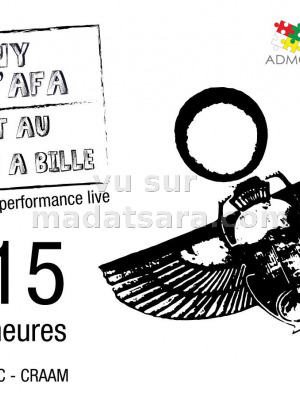 Jonny R'afa‍ art au stylo à bille - Espace Art Public (CRAAM) Ankatso‍