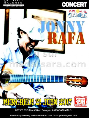 Jonny R'afa‍ en concert Is'Art Galerie‍