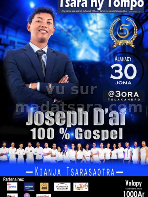 Joseph d'AF‍ - 100% Gospel - Kianja Tsarasaotra‍