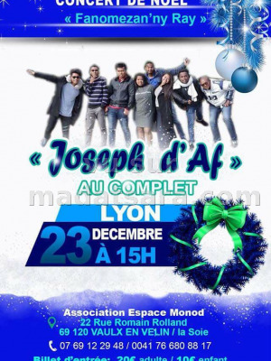 Joseph d'AF‍ au complet en concert Espace Protestant Theodore Monod - Vaulx-en-velin‍