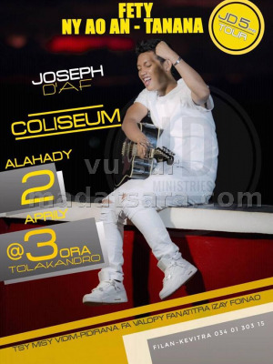 Joseph d'AF‍ en concert au Coliseum Antsonjombe‍