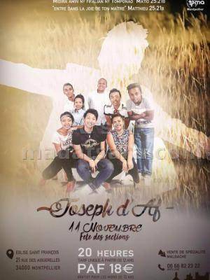 Joseph d'AF en concert Eglise Saint Francois Montpellier