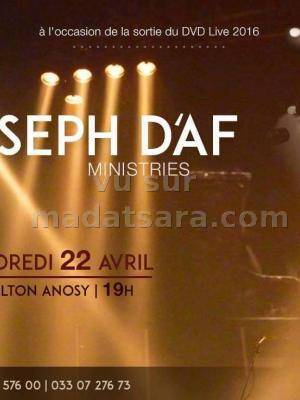 Joseph d'Af ministries au Carlton Anosy