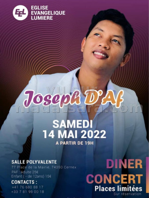 Joseph d'AF‍ - Salle Polyvalente Cernex