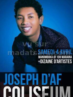 Joseph d'Af + 10 autres artistes en concert au Coliseum