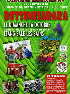 Journée de découverte de la culture Betsimisaraka - Terrain de sport Etang-Sale-Les-Bains
