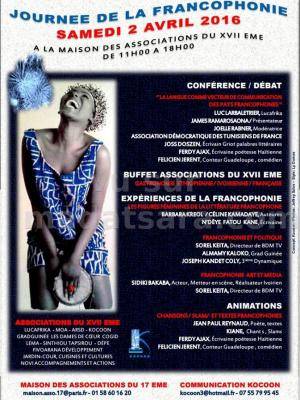 Journée de la francophonie à la maison des associations du 17è Paris