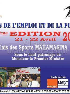 Journées de l'emploi et de la formation - 6è édition au Palais des sports Mahamasina