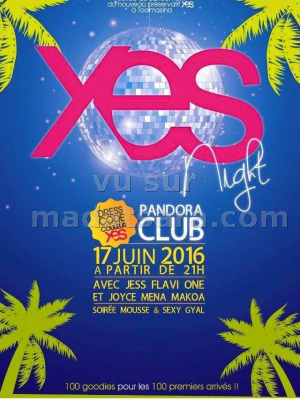 Joyce Mena Makoa, Jess Flavi One - Yes Night - Pandora Club