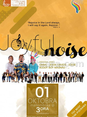 Joyful Noise Foyer Social Canada Toamasina‍ avec Gmmc‍ , Zook Davids, Eddie‍ & Buddy Boy Masnad