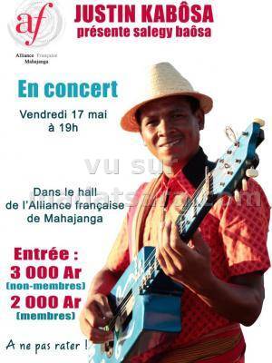 Justin Kabôsa présente Salegy Baosa.
Quelques vidéos de Justin Kabôsa
[videos artiste=&quot;ju