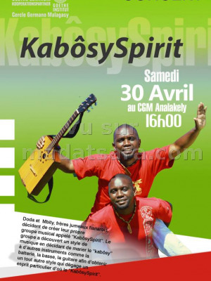 KabôsySpirit en concert au CGM Analakely