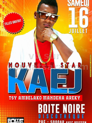 Kaej en concert à la boite Noire