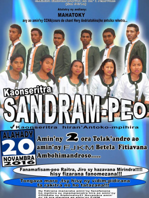 Kaonseritra Sandram-peo - FJKM Betela Fitiavana Ambohimandroso