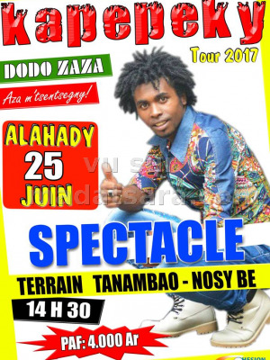 Kapepeky‍ en concert Terrain Tanambao Nosy-Be