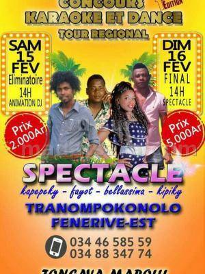 Kapepeky, Fayo, Bellassima, Kipike - Tranompokonolona Fenerive Est