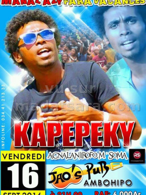 Kapepeky - Manal'azy fara vacances - Jao's Pub