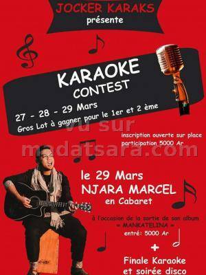 Karaoke contest avec Njara Marcel Jocker Karaks