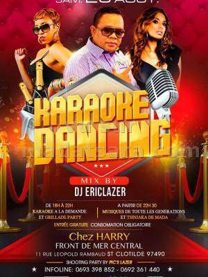 Karaoke dancing Chez Harry - St Clotilde