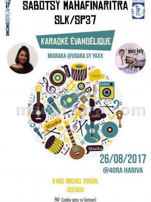 Karaoké evangélique sabotsy mahafinaritra Sceaux