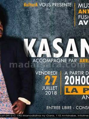 Kasanga en concert La Palette Antsirabe