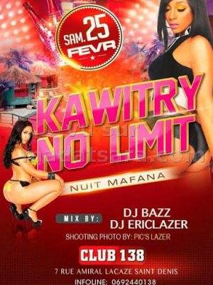 Kawitry no limit - Club 138 - La Réunion‍ nuit mafana