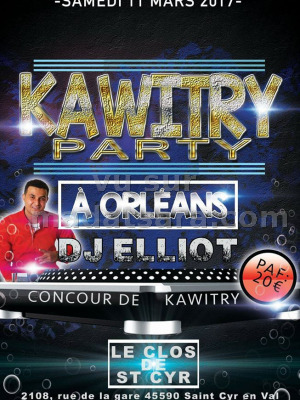 Kawitry party à Orléans Le Clos de St Cyr avec Dj Elliot‍