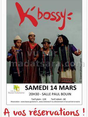 K'Bossy en concert à la salle Paul Bouin