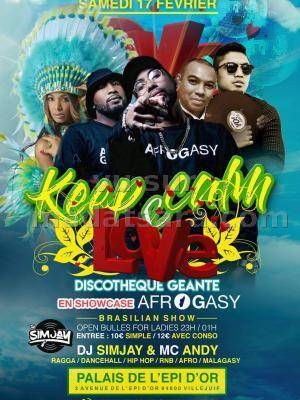 Keep calm love afrogasy Palais De L'Epi D'Or Villejuif