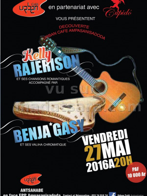 Kelly Rajerison & Benja Gasy en concert au Urban Café