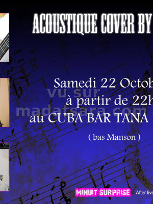 Kenny‍, Nampoina‍ & Andry‍ - acoustique cover by Cuba Bar Tana - Isoraka - Madagasikara‍