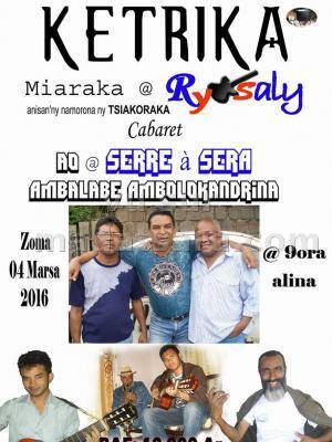 Ketrika miaraka amin'i RyTsaly ao amin'ny Serre à Sera Ambalabe Ambolokandrina