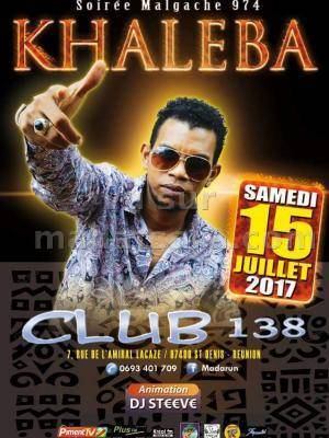 Khaleba en showcase au Club 138 - La Réunion
