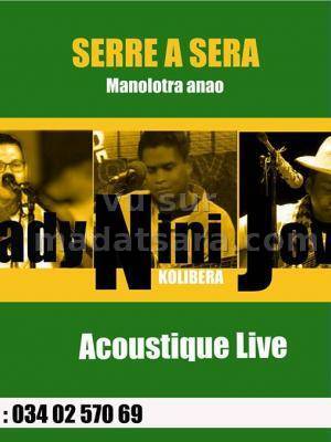 Kiady, Nini Kolibera, Jovin - Acoustique live au Serre à Sera