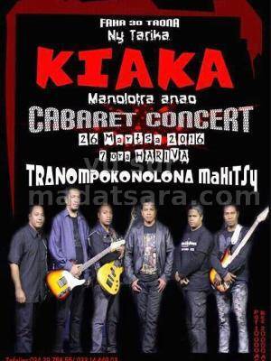 Kiaka cabaret concert au Tranomokonolona Mahitsy