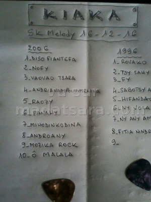 Kiaka‍ en concert au SK Melody Mandriambero‍