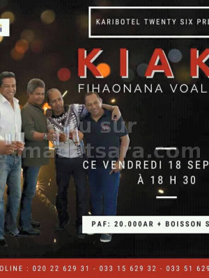 Kiaka‍ - fihaonana voalohany -  Karibotel & Domaine Manerinerina Analakely‍