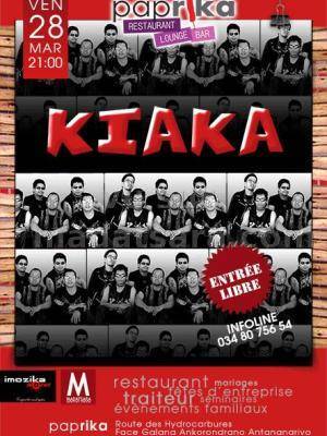 Kiaka en concert au Paprika