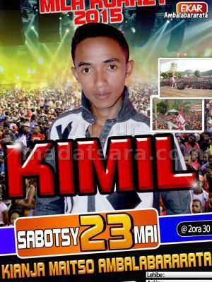 Kimil en concert au Kianja Maitso Ambalabararata Mila korazy 2015